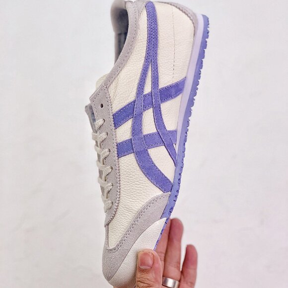 Onitsuka Tiger MEXICO 66 Cream/Purple Sneakers - Picture 5 of 9